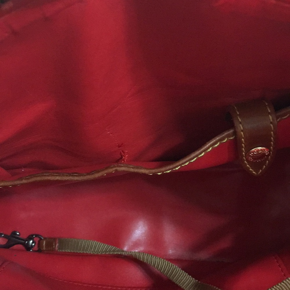 Dooney and Bourke brown leather satchel - Picture 5 of 14